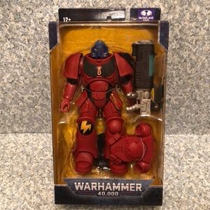 McFarlane Warhammer 40K Blood Angel Primaris Space Marine Hellblast figure!! NEW